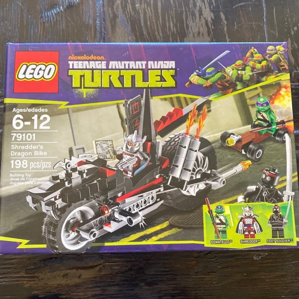 LEGO teenage mutant ninja turtles shredder…